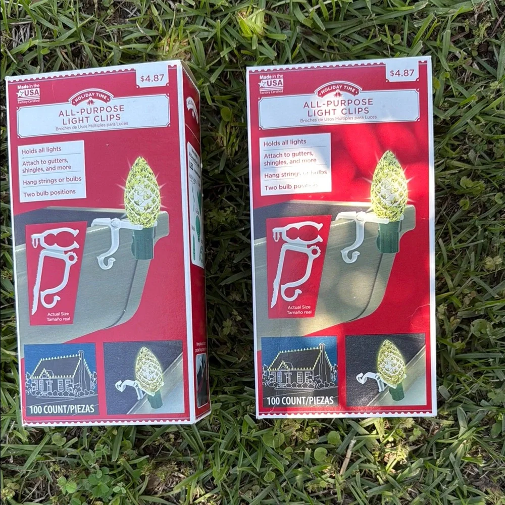 Holiday Time All-Purpose Light Clips